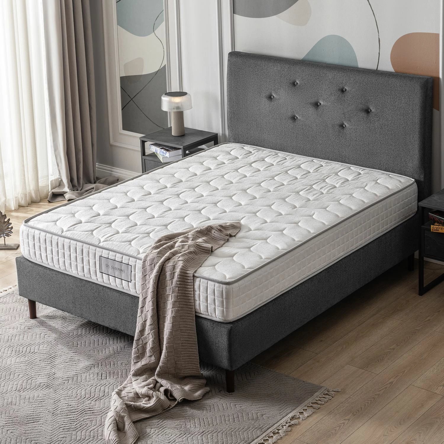 Dyshek Skye Decor, i bardhë, 100x200