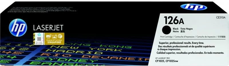 Toner, HP, 126A CE310A, rendiment 1100-1700 faqe, i zi
