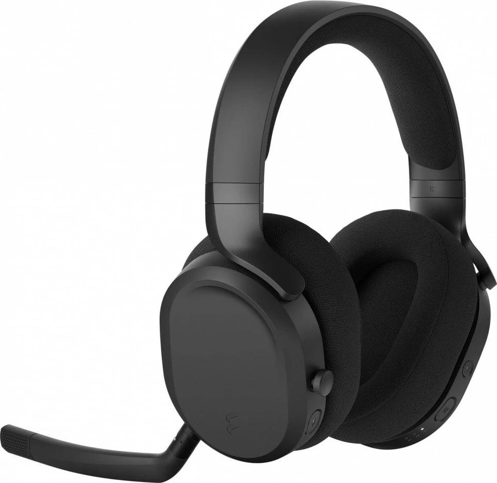Kufje Fractal Design Scape Dark, wireless, mikrofon i shkëputshëm, e zezë
