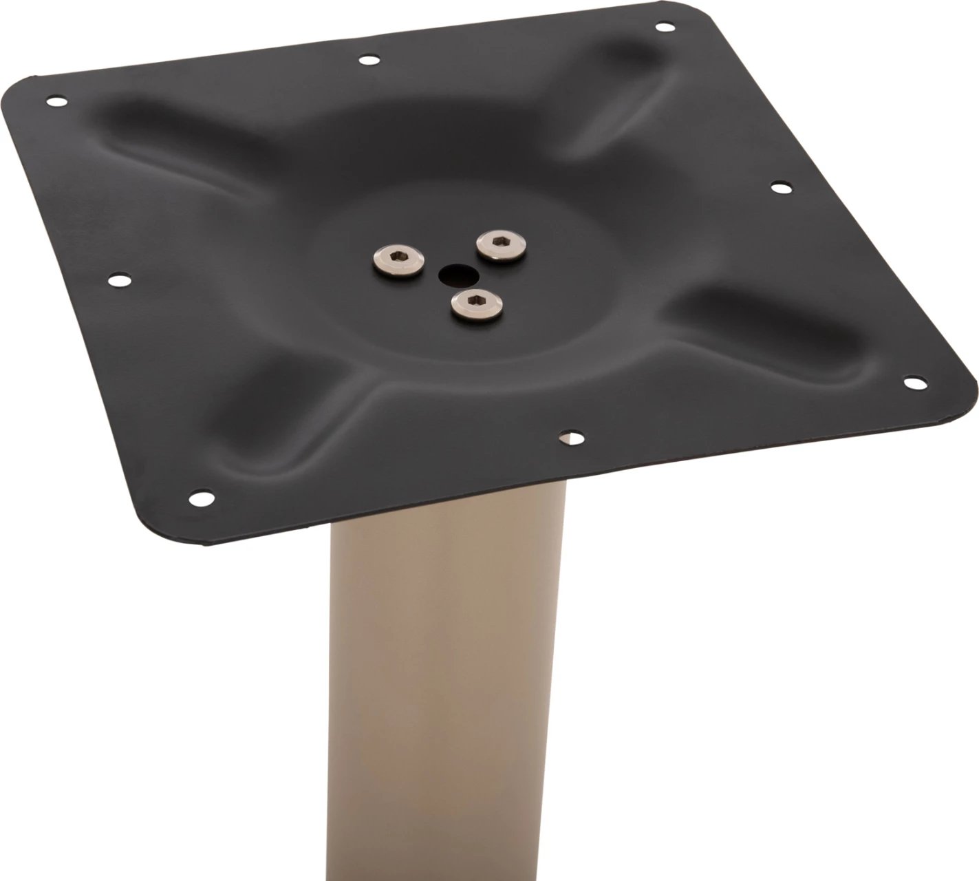 Baza për tavolinë bari, metal/hekuri i derdhur, ngjyrë kapuçino, FH417.25, 62x62x108cm