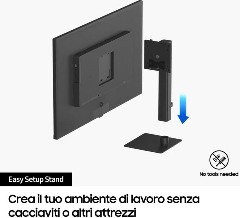 Monitor, Samsung, ViewFinity S70D LS27D700EAUXEN, 27 inç, zi