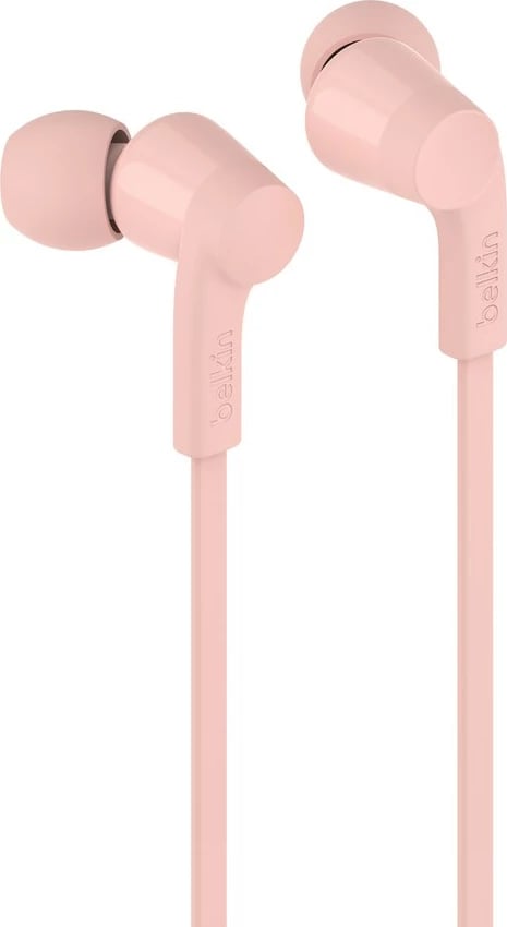 Kufje Belkin SoundForm me kabllo, USB Type-C, rozë