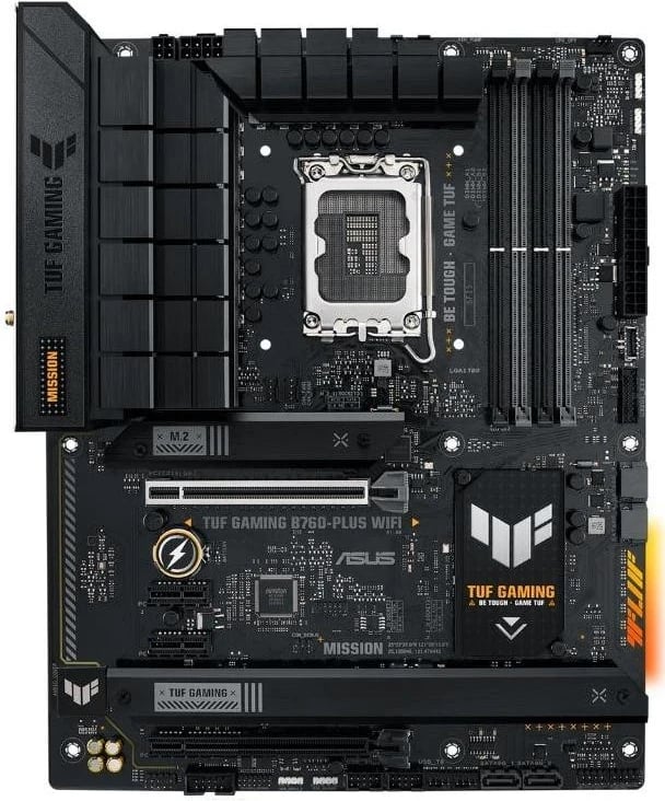 Pllakë amë Asus TUF GAMING B760-PLUS WIFI, Socket 1700, ATX