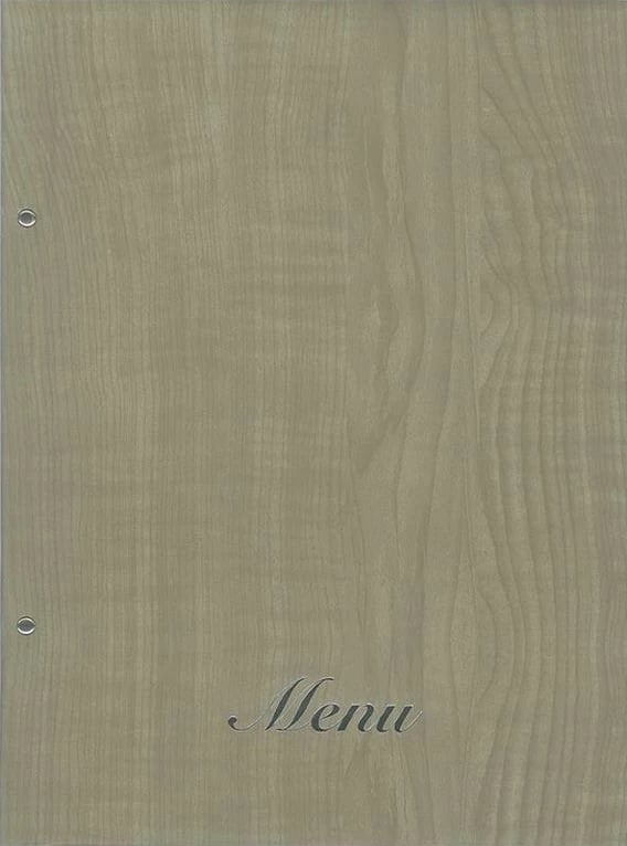 Meny restoranti NEXT 24x32cm, dru, Bezhë