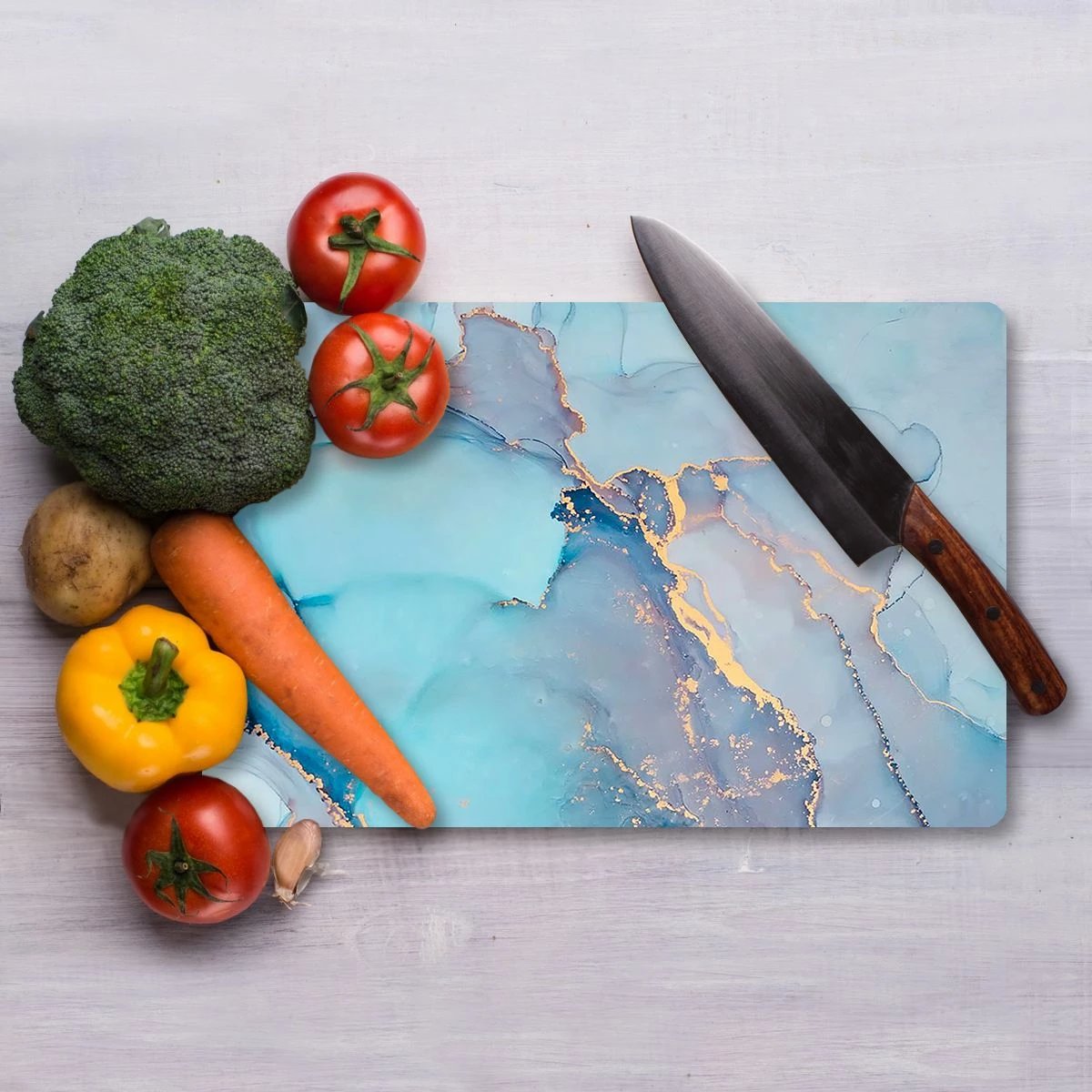 Dërrasë prerëse Hermia, Ckt17 - 3040, xham i temperuar, shumëngjyrëshe, 30x40cm Dërrasë prerëse Hermia, Ckt17 - 3040, xham i temperuar, shumëngjyrëshe, 30x40cm