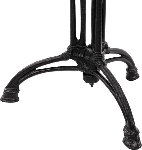 Bazë për bar prej gize, ngjyrë e zezë, FH446, 3 këmbë, 50x50x105 cm