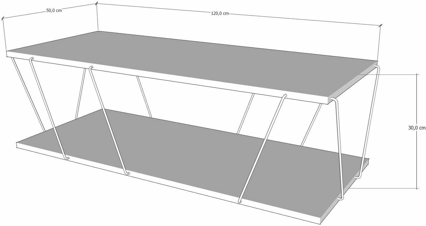Komodë për TV Hanah Home, Labranda, ngjyrë pishë