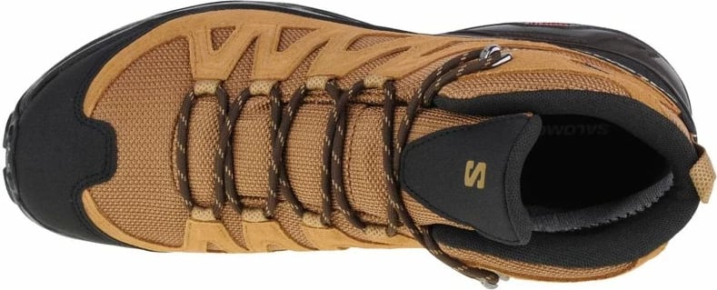 Këpucë për meshkuj Salomon X Ward Leather Mid GTX, ngjyrë kafe