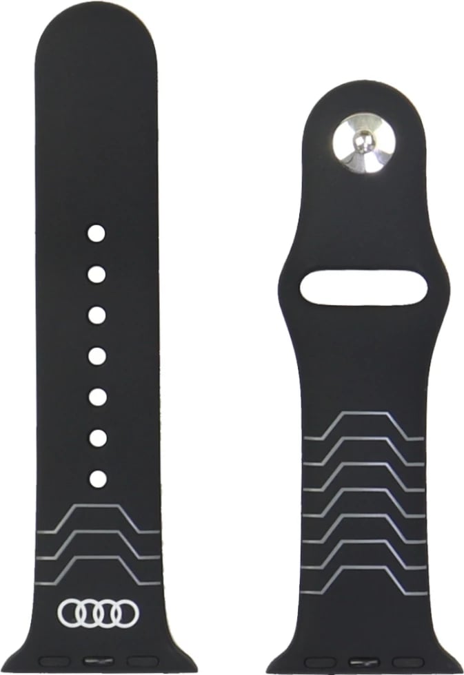 Rrip silikoni për Apple Watch Audi Geometric Pattern, i zi