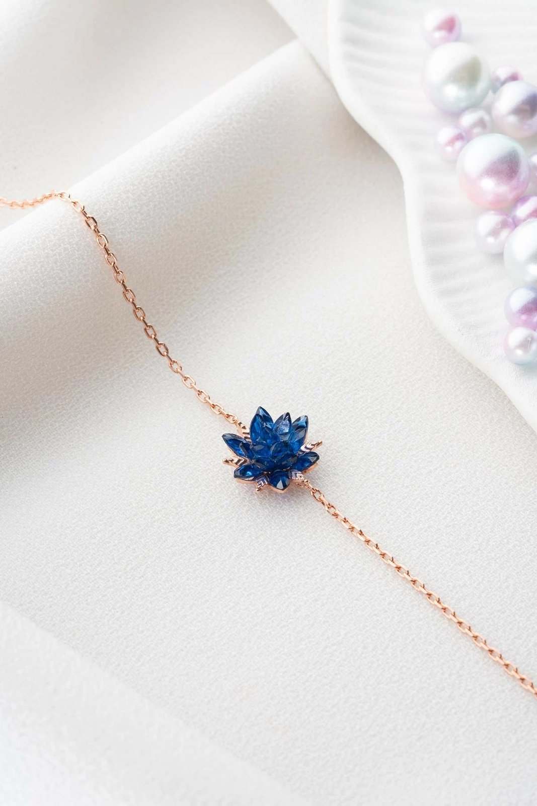 Byzylyk argjendi, ngjyrë rozë ari dhe kaltër e errët, Jumeon, NRZ999431