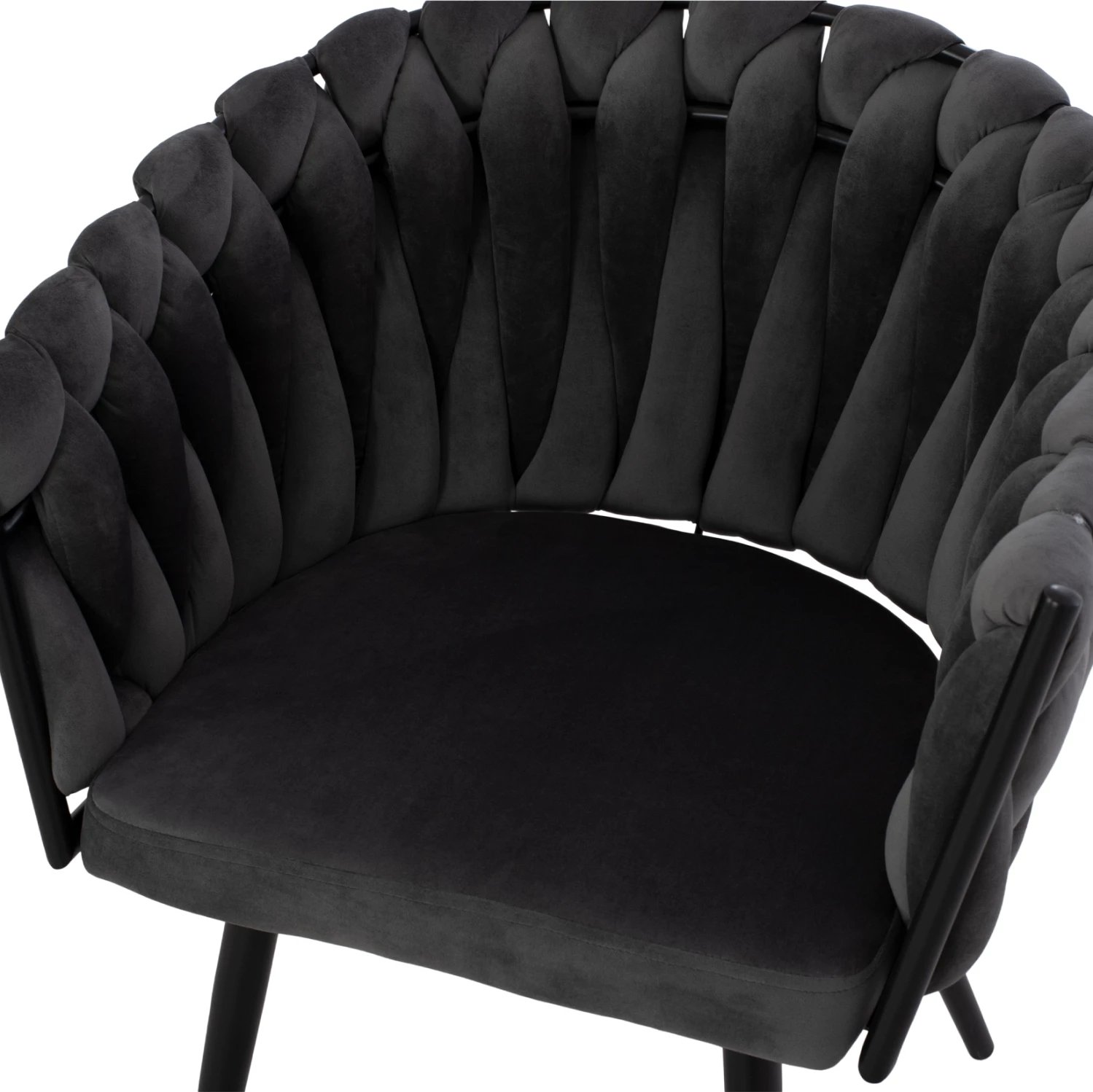 Karrige Luanda, kadife, ngjyrë molle të kalbur, FH8741.01, 60x54x78 cm, set prej 2 copë