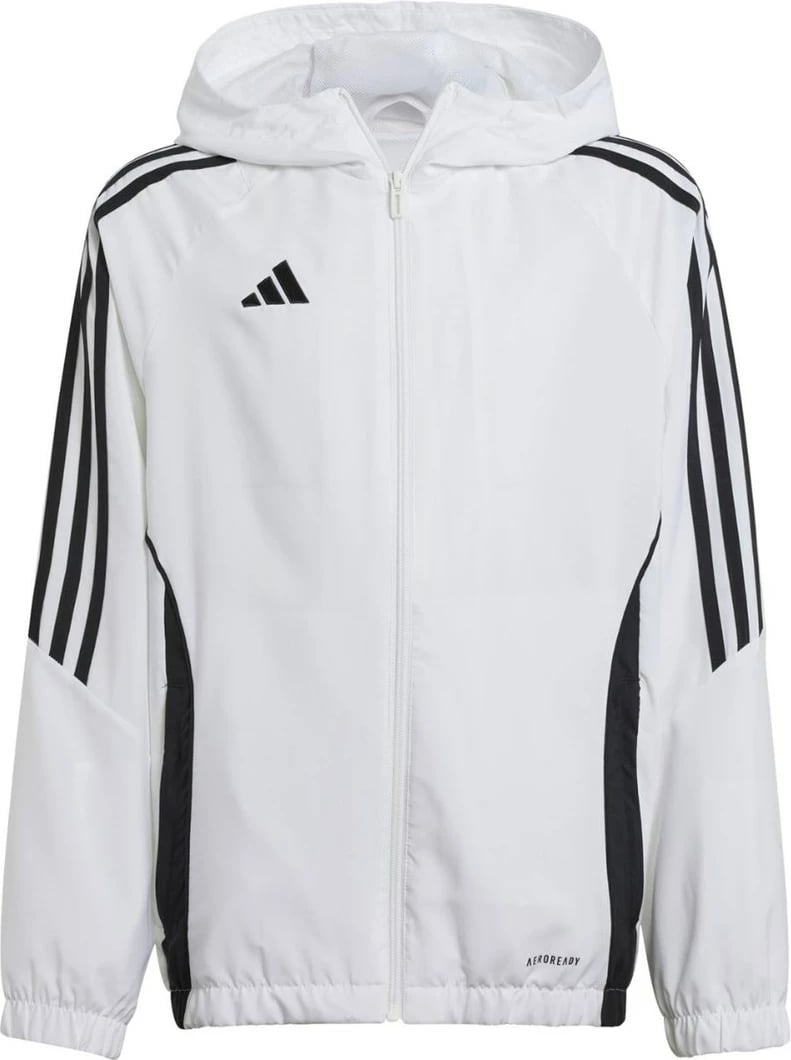 Xhaketë fëmijësh adidas Tiro 24, e bardhë, 140cm