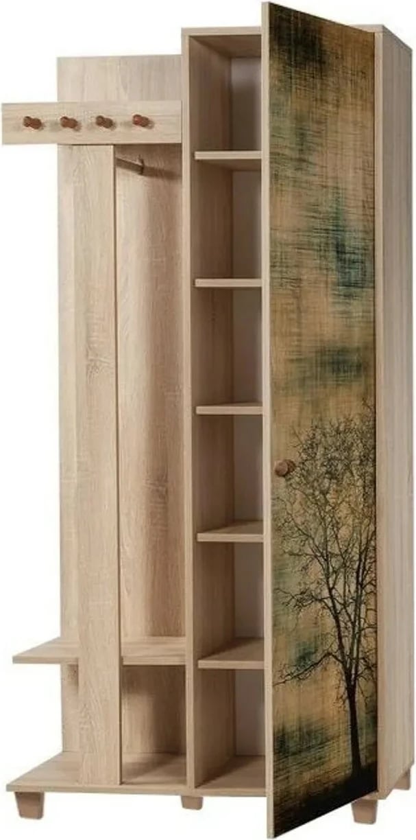 Stendë korridori Hanah Home, Garmanto 90 - 729, ngjyrë lisi Sonoma