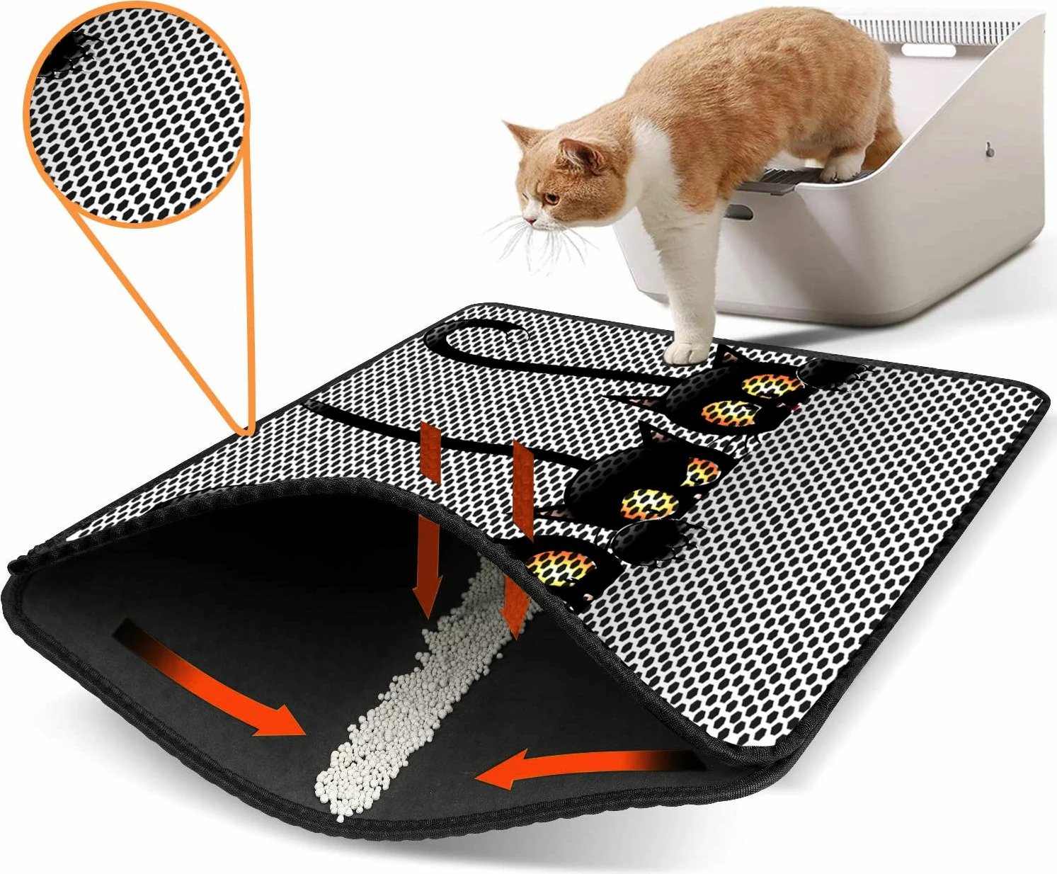 Tapet për rërë mace, Paws & Whiskers, Nrszn0127