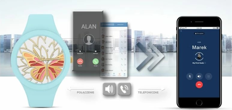 Smartwatch për femra Gravity, blu