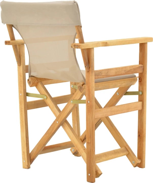 Karrige regjisori, dru ahu, ngjyrë natyrale - pëlhurë taupe e errët