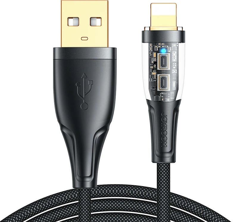 Kabllo Joyroom S-UL012A3, USB-A në Lightning, 1.2m, 2.4A, e zezë