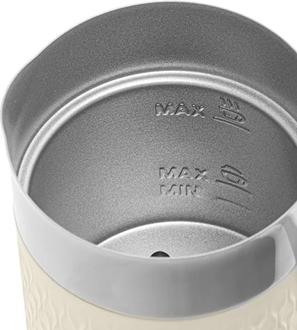 Shkumues qumështi, Adler AD 4495, 4 funksione cappuccino/latte/ngrohje/shkumë e ftohtë, 300 ml qumësht i nxehtë 130 ml shkumë, 500W, bezhë