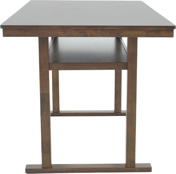 Tavolinë për bar Tenor dru natyral gome-MDF arre 150x90x91.5cm