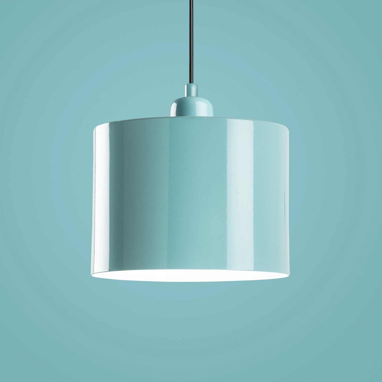 Llambë tavani Opviq, ngjyrë turquoise, Duz