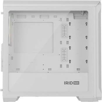 Kasë Natec Genesis IRID 503 ARGB LITE, Micro Tower, ARGB, e bardhë Kasë Natec Genesis IRID 503 ARGB LITE, Micro Tower, ARGB, e bardhë