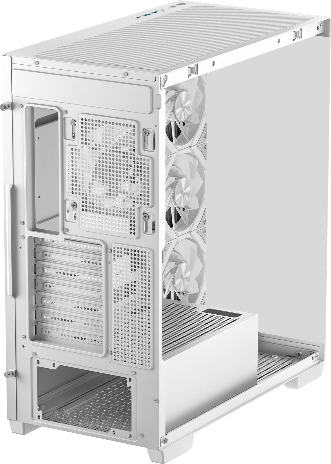 Kasë Deepcool CG580 4F WH, Midi Tower, ATX, RGB, e bardhë Kasë Deepcool CG580 4F WH, Midi Tower, ATX, RGB, e bardhë