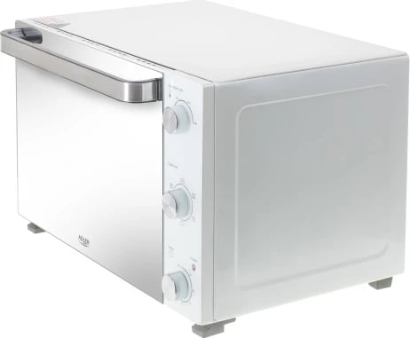 Furra elektrike, Adler, AD 6027, 48L, konveksion dhe rrotiseri, e bardhë