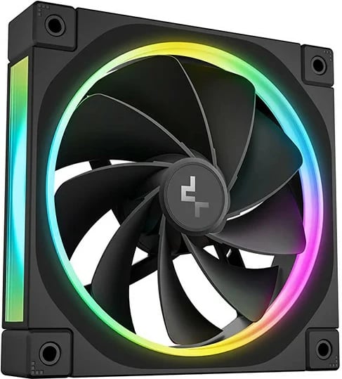 Ventilator kasë Deepcool FL12R 120mm, LED, i zi