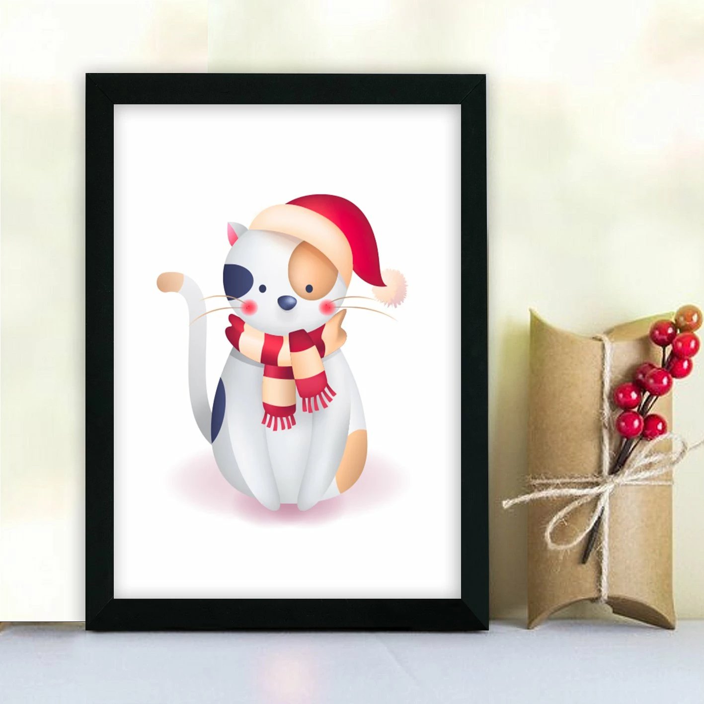 Pikturë dekorative me kornizë MDF, Wallity, shumëngjyrëshe, SC18306, 24x29cm