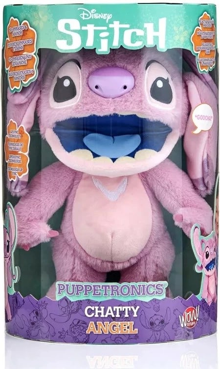 Kukull interaktive Wow Stuff Disney Real FX Chatty Angel, rozë