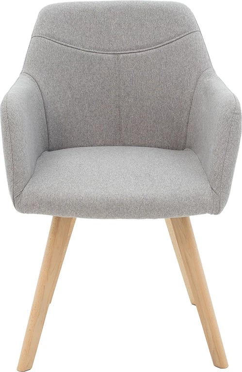 Karrige Nasima, material stof, ngjyrë gri-natyrale, 57x58x84cm