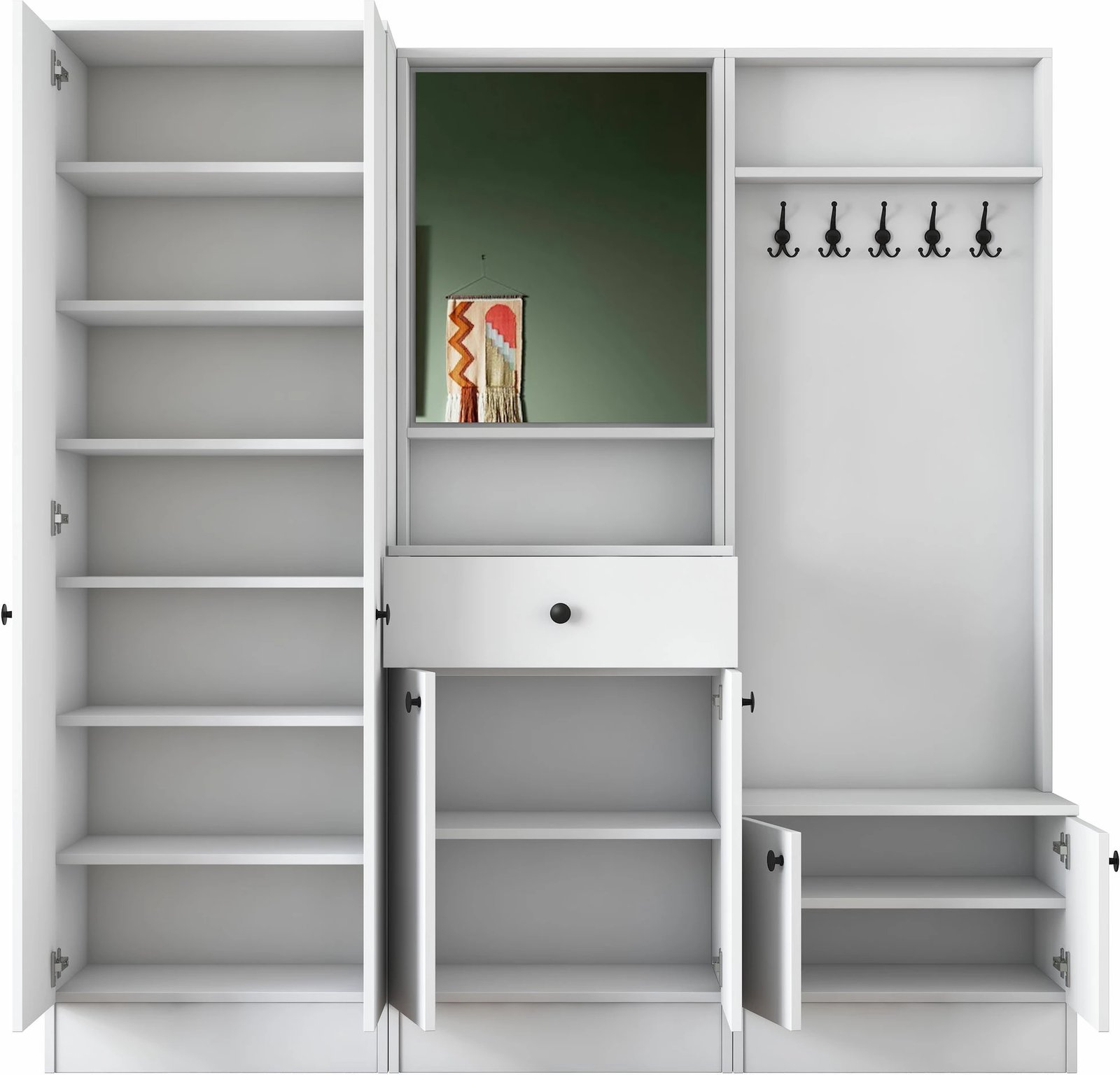 Stendë korridori Hanah Home, M2 - 1558, e bardhë