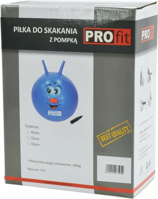 Top kërcyes Yakimasport, 65 cm, i kaltër