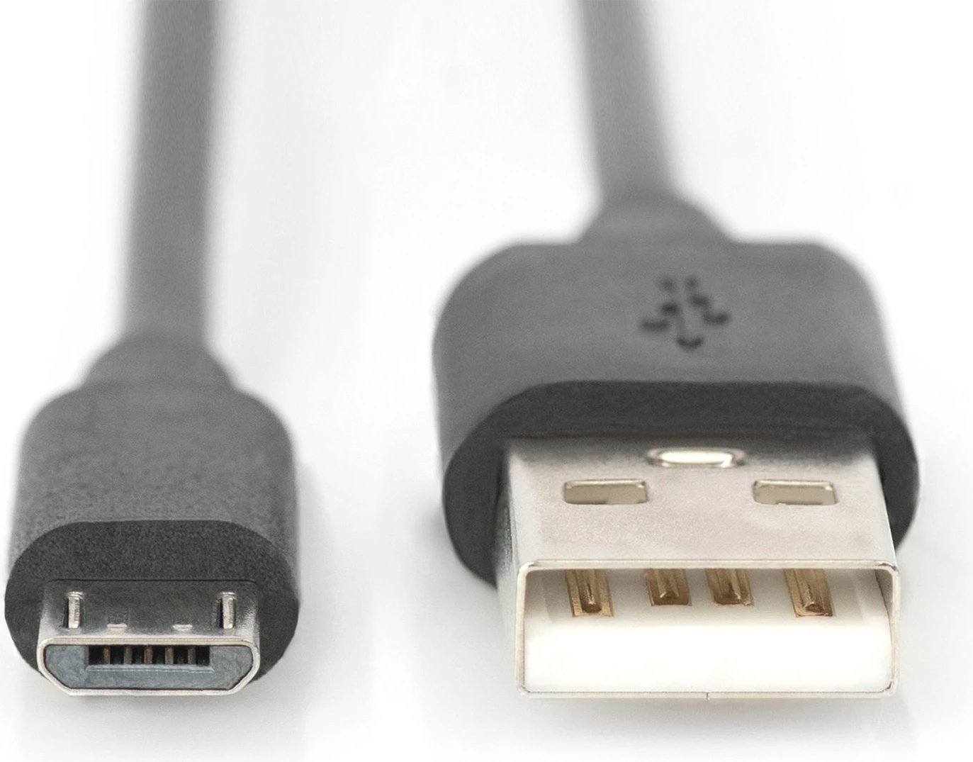 Kabllo USB Digitus 2.0, 1.8m, USB A në Micro-USB B, e zezë