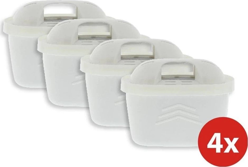 Kartuçë filtruese uji Scanpart, kompatibël me Brita Maxtra+, bardhë