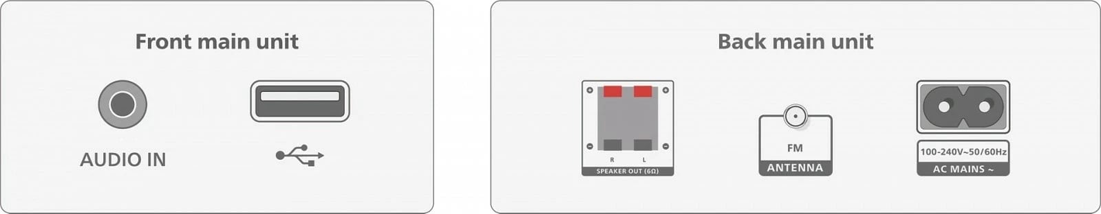 Sistem Hi‑Fi mikro, Philips, TAM3205M2/12, 20W RMS, Bluetooth 5.4, CD USB FM, e zezë/argjendtë