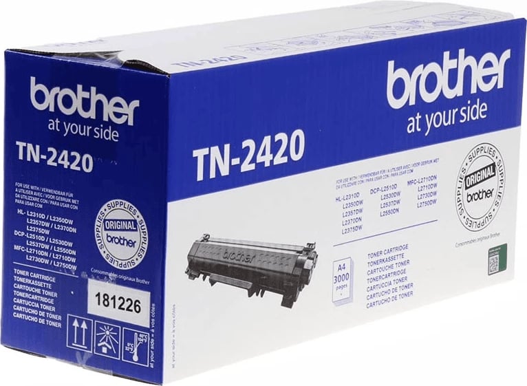 Toner, Brother, TN-2420, rendiment 3000 faqe, XL, zi
