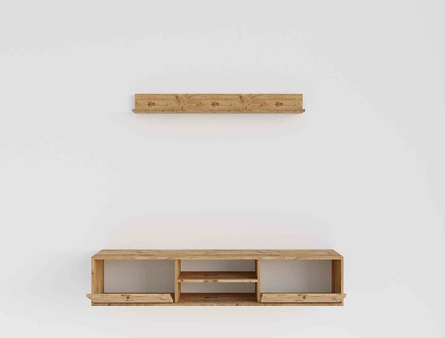 Njësi TV Hanah Home, Zenith, ngjyrë lisi Sapphire Oak