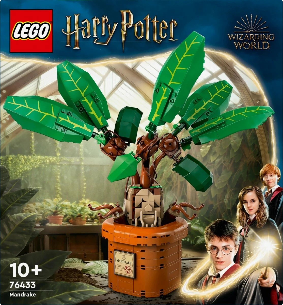 Set LEGO Harry Potter Mandrake 76433, 579 pjesë, plastikë