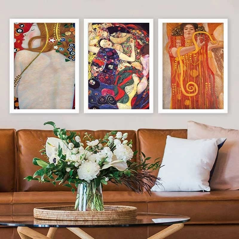 Pikturë dekorative me kornizë (3 copë), Wallity, 3BC_UN987528_3545