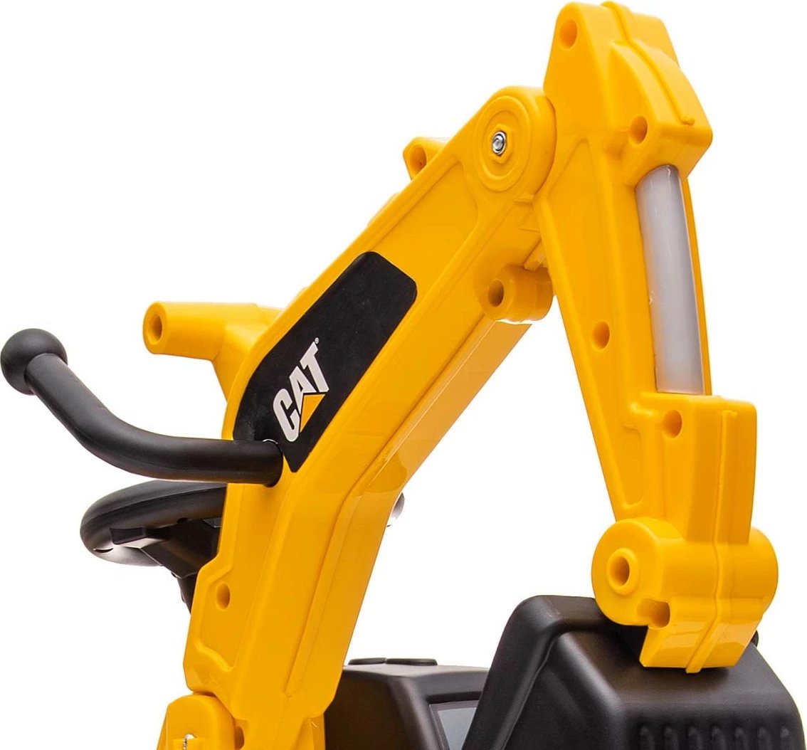 Ekskavator ride-on Milly Mally CAT 5298, plastikë, për djem, verdhë/zezë