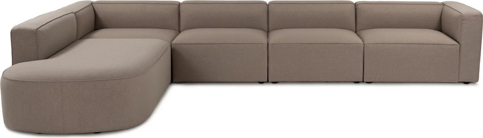 Këndare Atelier del Sofa, Mora (X-Oval-L1-O1-O1-R1), ngjyrë kafe e çelët Këndare Atelier del Sofa, Mora (X-Oval-L1-O1-O1-R1), ngjyrë kafe e çelët