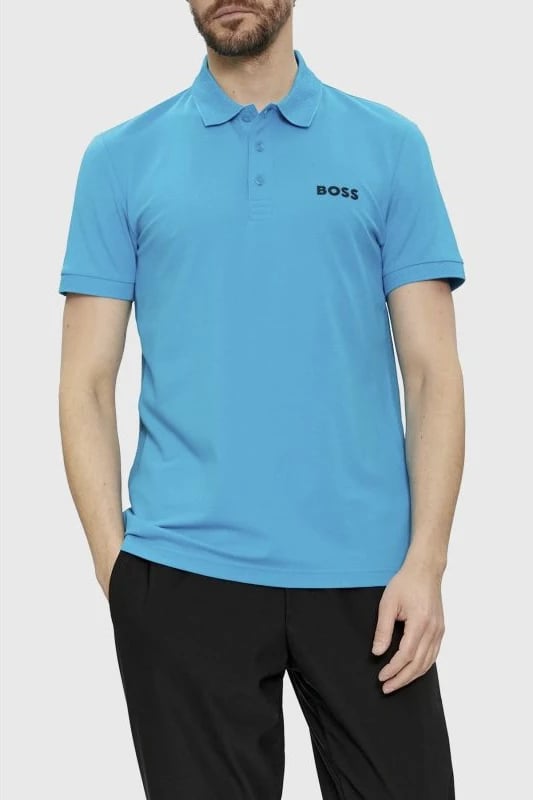 Maicë polo për meshkuj Boss, e kaltër