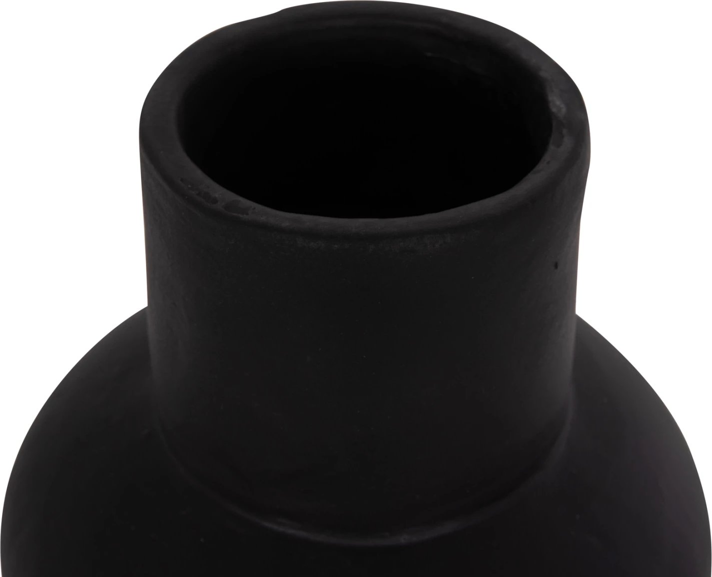 Vazo dekorative tavoline LEMA, terrakotë, e zezë, FH4664.01S, 22x22cm