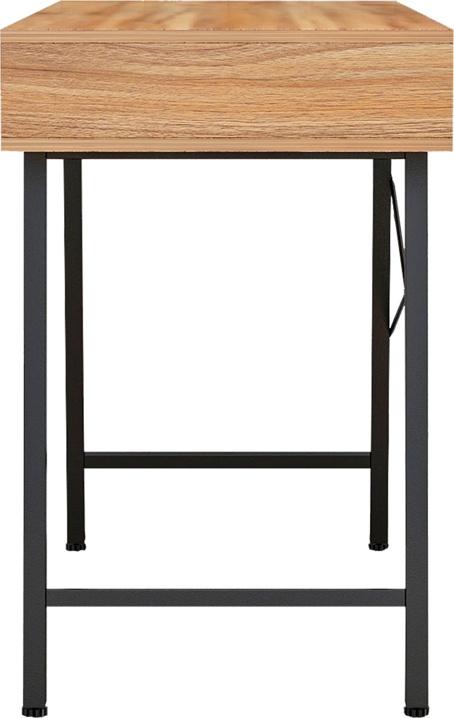Tavolinë FH2128.03, ngjyrë arre-gri-e zezë, 120x48x76,5