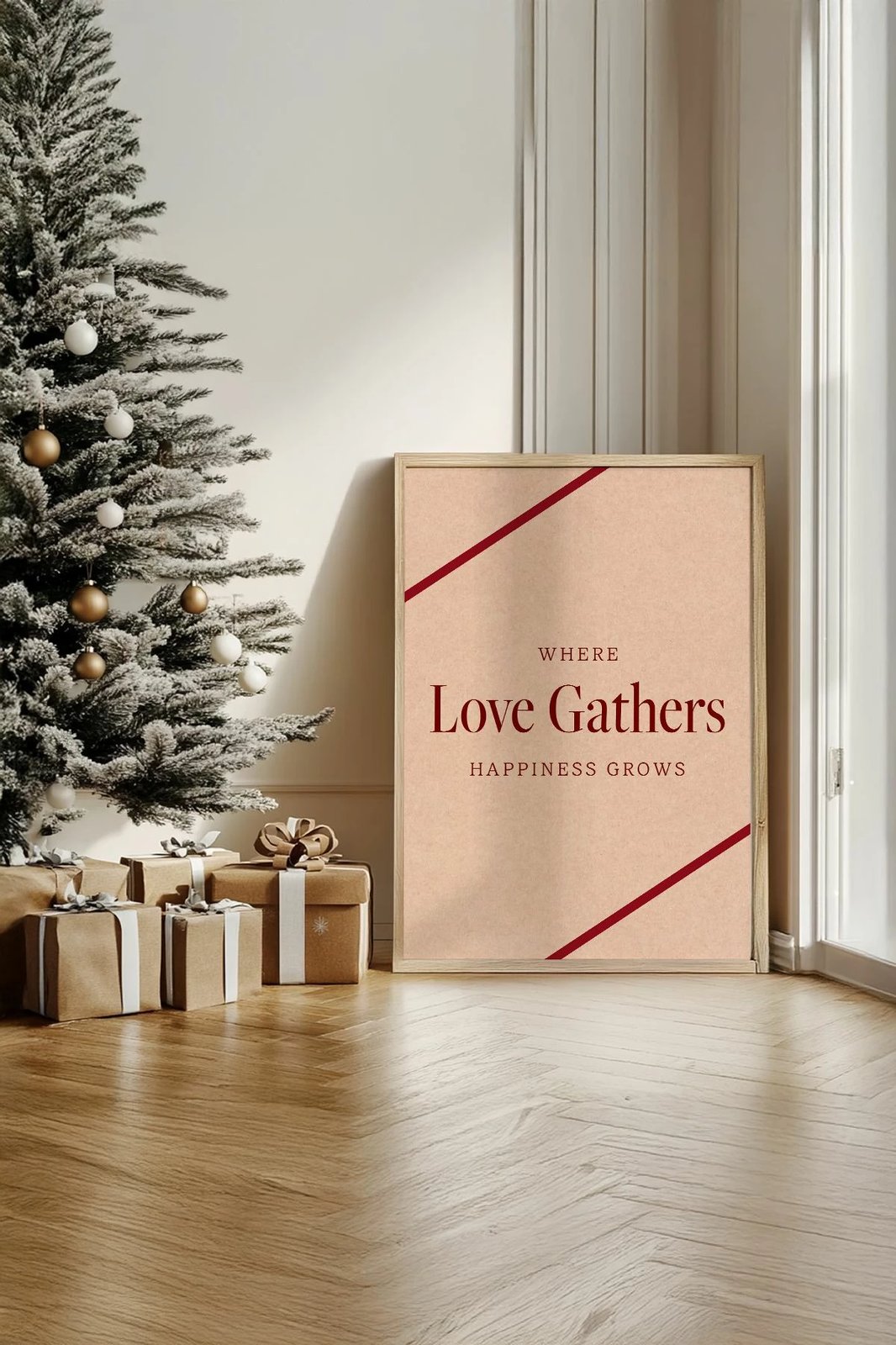 Pikturë dekorative me kornizë Wallity, shumëngjyrëshe, Nwyearsngmdl94