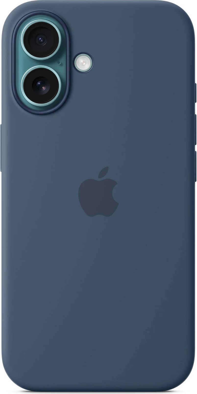 Mbështjellës silikon për iPhone 16 Apple, MagSafe, Denim