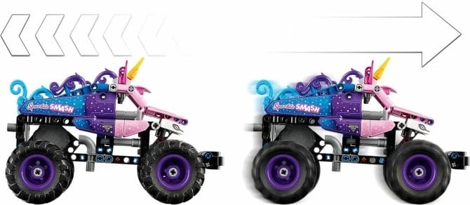 Set LEGO Technic për fëmijë, Monster Jam Sparkle Smash