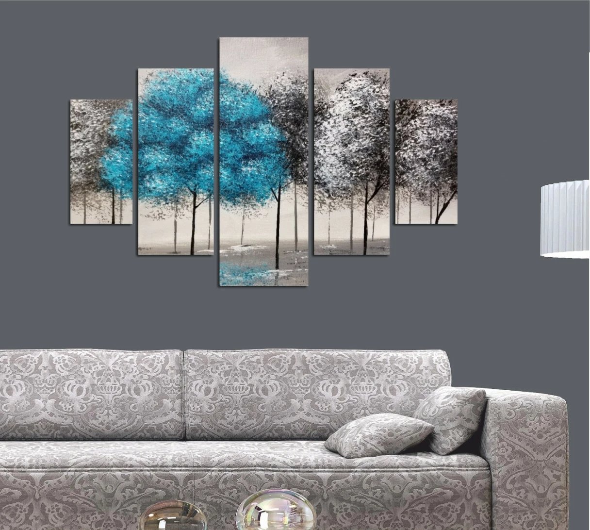 Pikturë dekorative MDF, 5 pjesë, Wallity, ST273