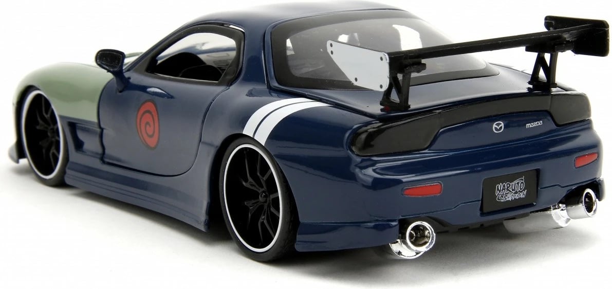 Makine model Jada Toys Mazda RX-7 1:24 me figurë Kakashi Hatake, Naruto Shippuden, Jeshile/Kaltër Makine model Jada Toys Mazda RX-7 1:24 me figurë Kakashi Hatake, Naruto Shippuden, Jeshile/Kaltër